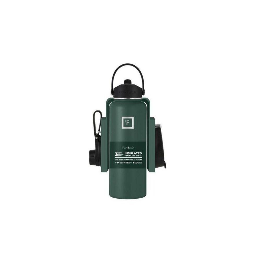 IRON FLASK -  40oz Straw Stainless Steel Insulated Wa Green - Picture 2 of 4